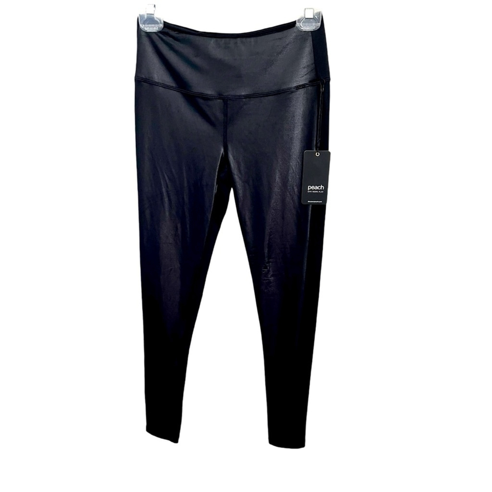 Peach Nina Leggings, NWT, Size: Large, Black